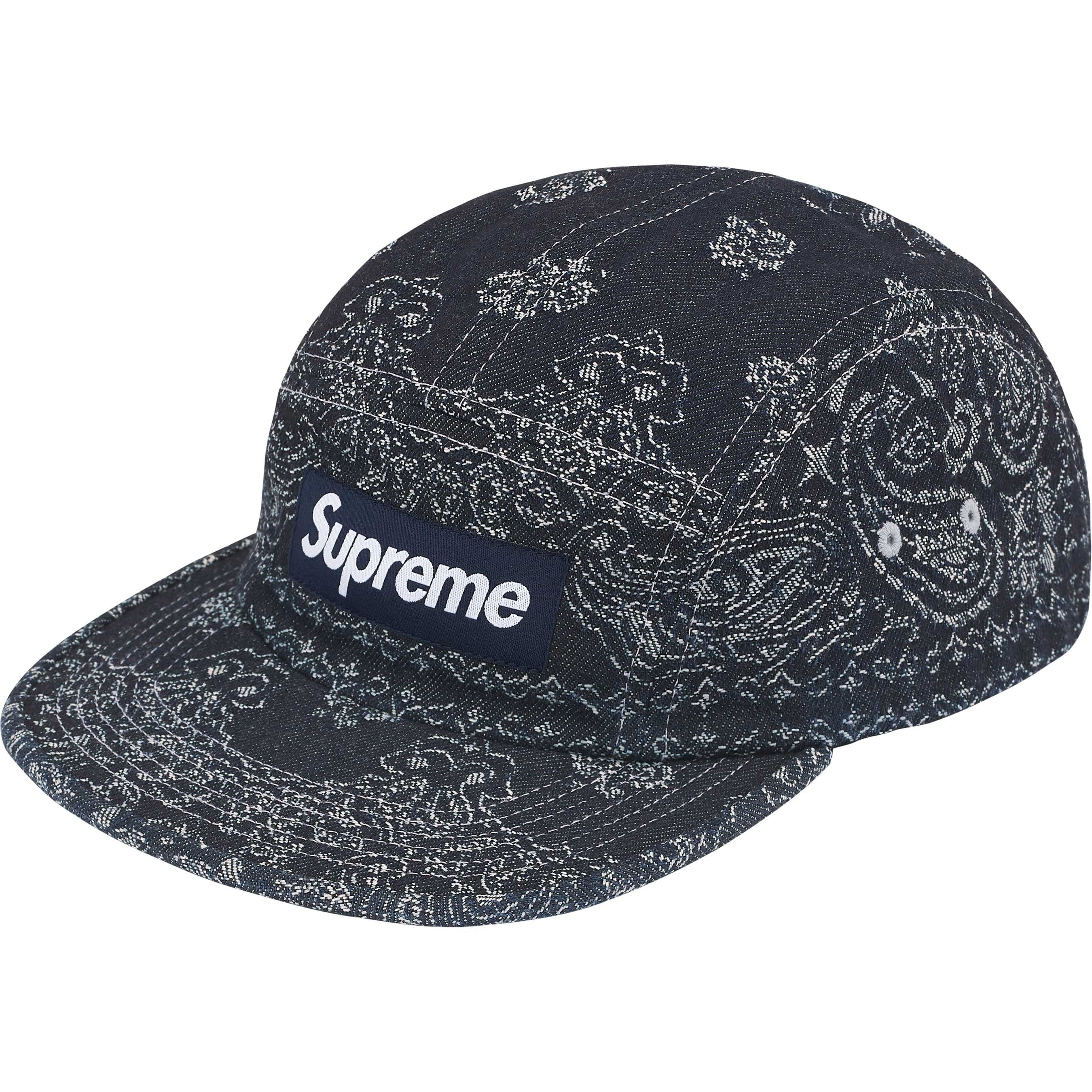 Bandana Jacquard Denim Camp Cap view 8
